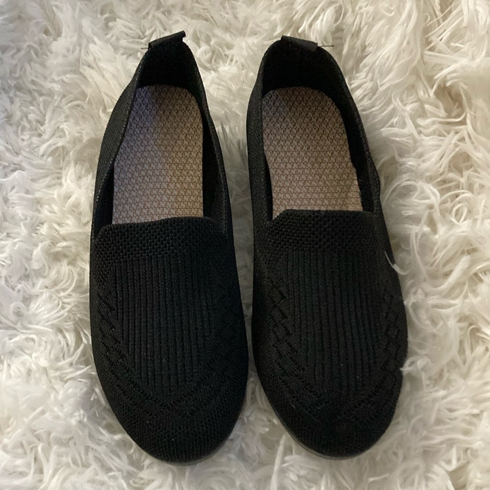 Elegant Black Women's Slip-On Shoes